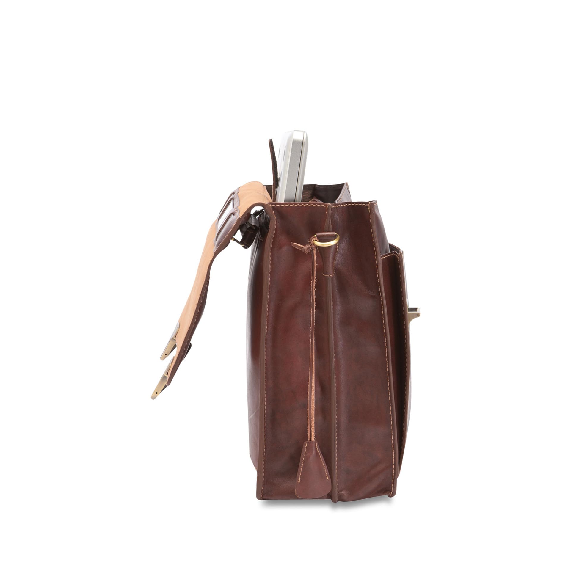 Picard Herren Aktentasche TOSCANA aus Rindsleder OneSize | mit Steckverschluss | Aktentasche | Business