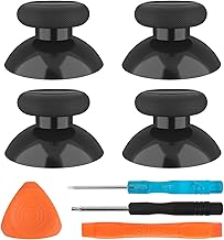 TOMSIN® Replacement Thumbsticks for Xbox One/ PS4 Controllers, Joysticks Repair Kit for Xbox One S (4 Pcs)