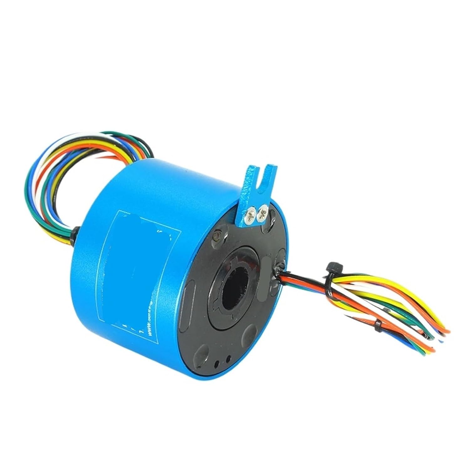 6-Wire 56mm OD Through-Hole Slip Ring, 12.7mm ID, 5A/10A Precious Metal Contacts, Anti-Drop Swivel Joint(12.7X56mm 6CH 10A)