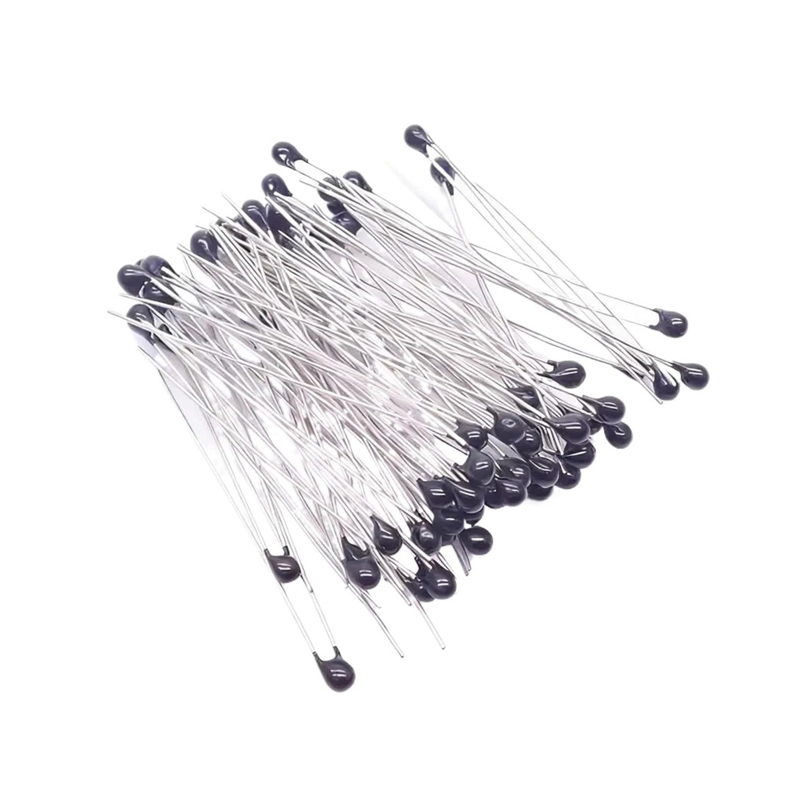 RISWEKFW 20pcs MF52AT MF52 B 3950 NTC Thermistor Thermal Resistor 1% 1K 2K 3K 4.7K 5K 10K 20K 47K 50K 100K(10K)