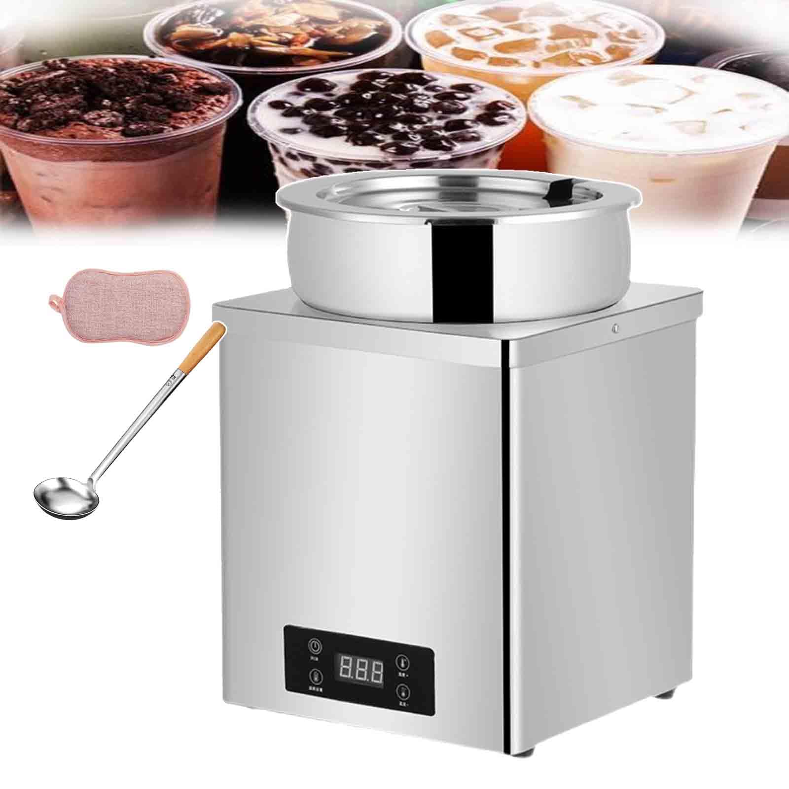 YXZQLOZ 3L/7L Tapioca Pearl Warmer Machine with Temperature Control 30-100°C for Bubble Tea, Sushi, Rice, Taro Balls, for Cafes and Restaurants (A 7L)