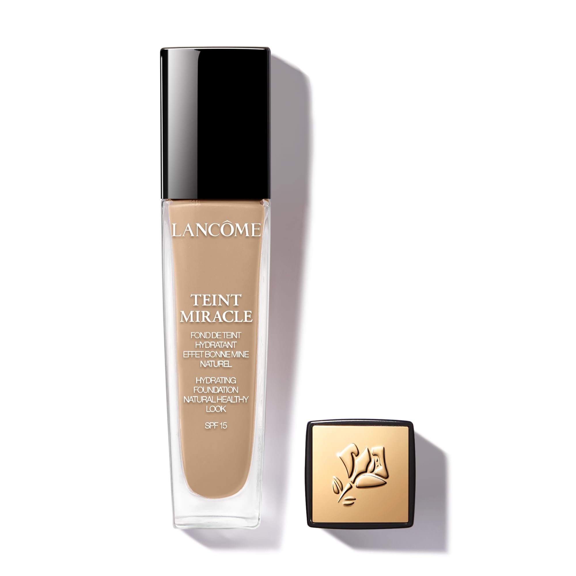 Lancôme - Fondotinta Teint Miracle 055 Beige Idéal - Idratante, Illuminante - Pelle Liscia, Idratata per 18h - Splendore Naturale Rafforzato - 30 ml