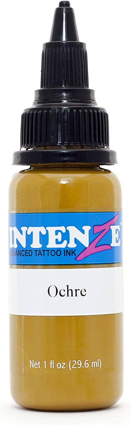 INTENZE Tattoo Farbe braun 30ml - Ochre - Das Original: Farbecht & absolut steril - Tattoo Tinte vegan - Tattoo Ink für lebendiges permanent Tattoo