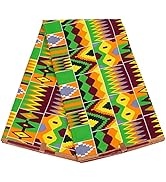 African Fabric 6 Yard Printed Wax Cloth African Ankara Fabric for Party Dress