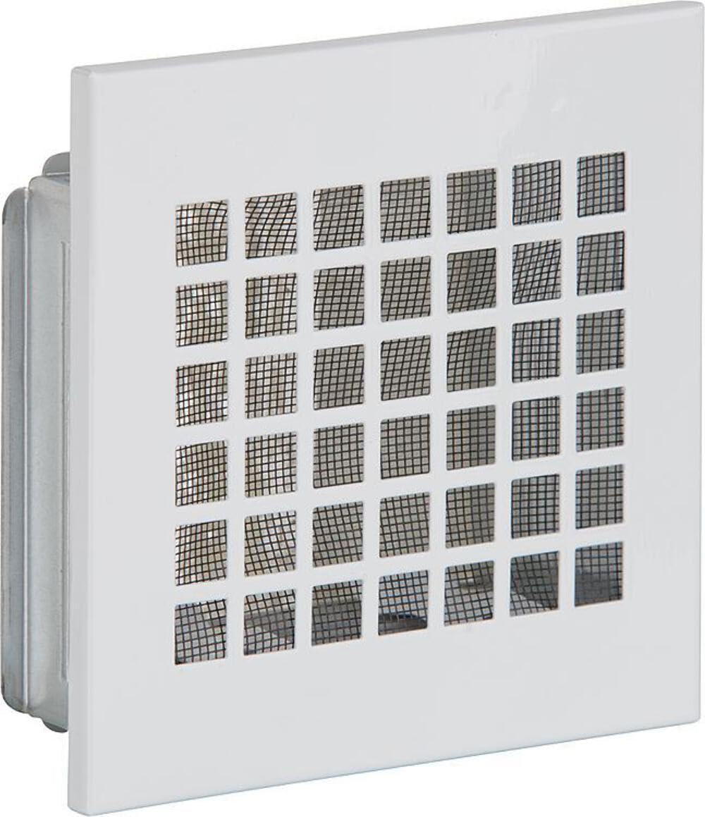 Upmann 30x30cm Lüftungsgitter mit Fliegenschutz für WohnzimmerWhitespace