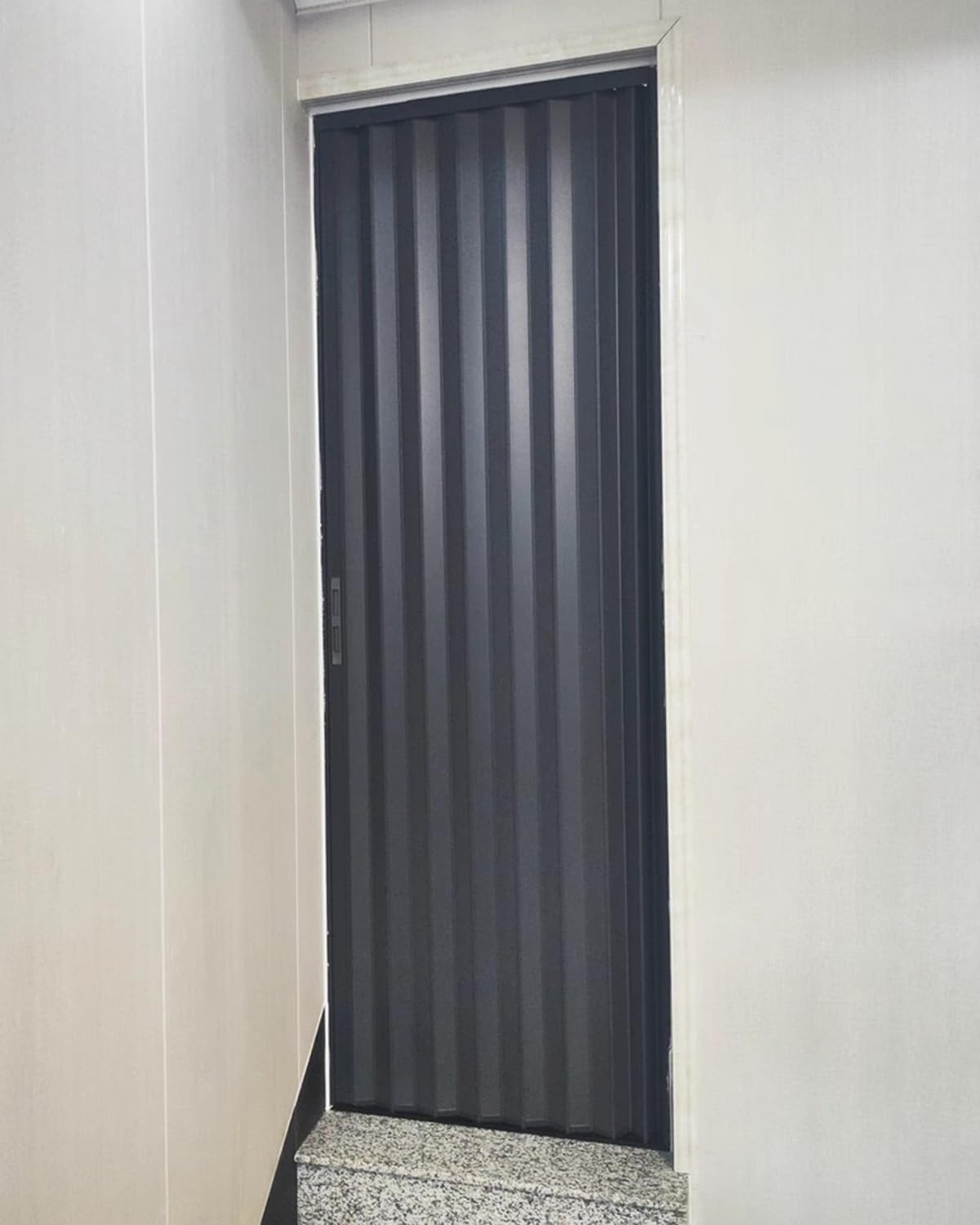 Porta scorrevole a fisarmonica, con serratura, divisorio pieghevole, porta a fisarmonica retrattile per uso domestico