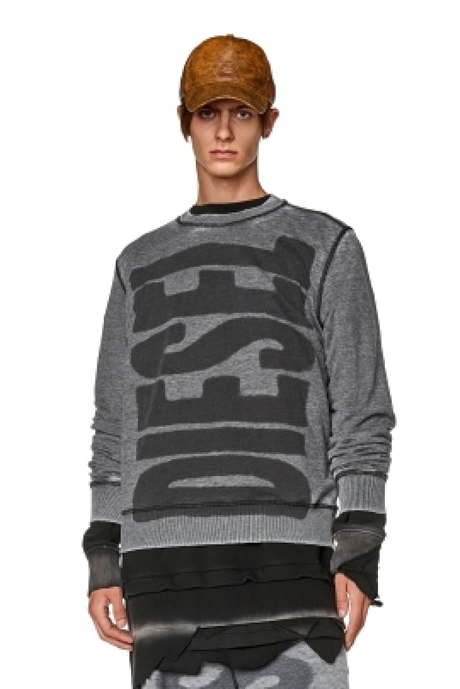DIESEL ディーゼル スウェット 黒 L 0124924O0097 楽天市場】ディーゼル DIESEL トレーナー スウェット メンズ