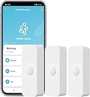 Vista 8 de Sensor de movimiento PIR inteligente: detector de movimiento WiFi con alertas de notificación de aplicaciones, sensor de contacto inalámbrico