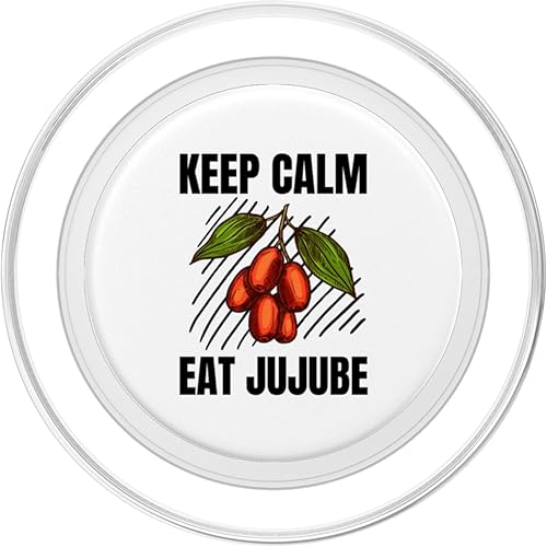 Vista 8 de Keep Calm Eat Jujube Vintage Grunge Jujube Lover PopSockets Standard PopGrip