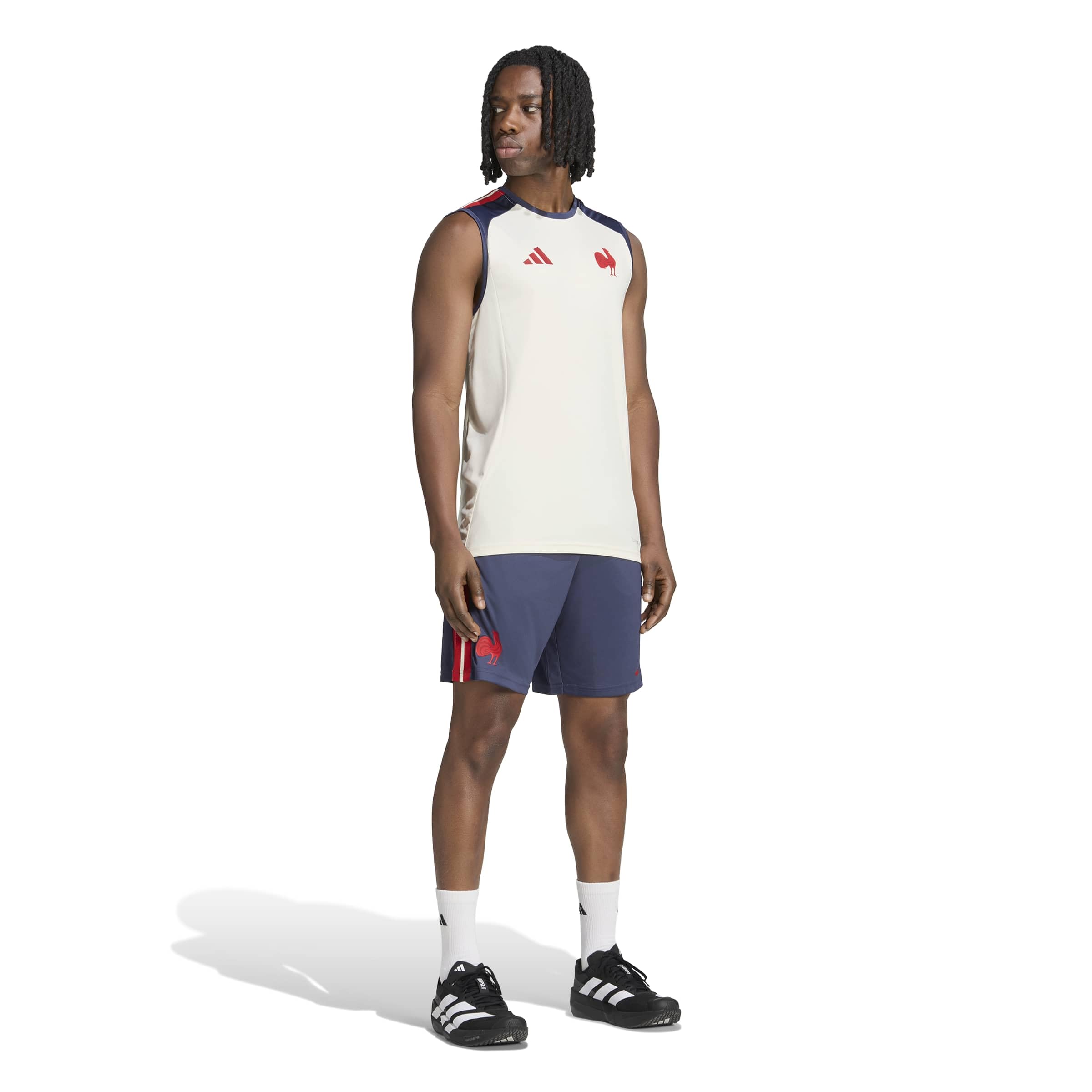 adidas T-Shirt de Rugby France pour Homme