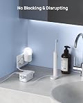 TROND Cordon d'extension de prise plate courte 0.5ft avec USB C, 3AC Barre d'alimentation de voyage de petite prise ultra-mince bande d'énergie, 3 Décollage multiple, 4 USB PD 20W Port chargé, 1875W, Fournitures de chambre pour le bureau intérieur