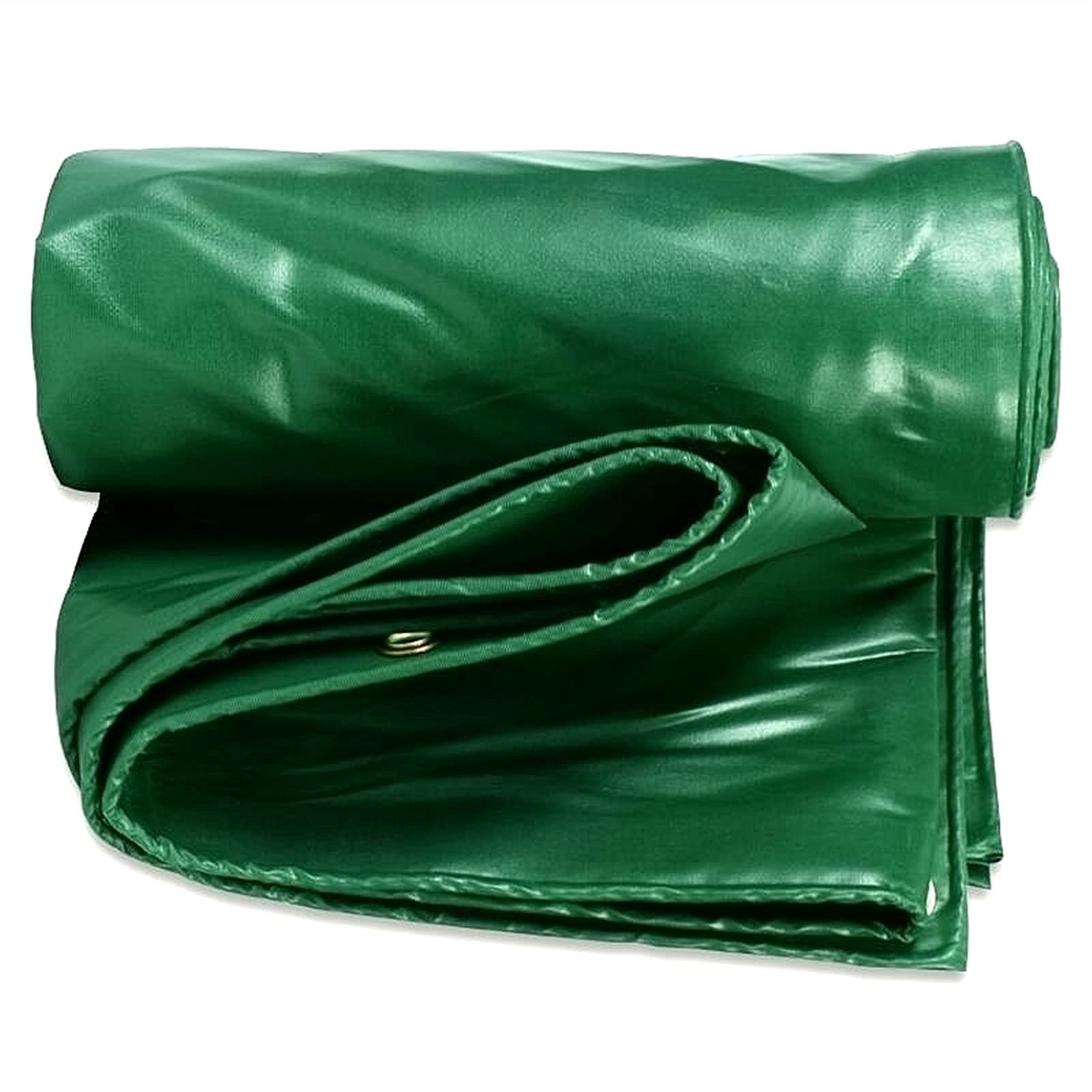 Cubierta de lona de diseño multiuso, color verde, impermeable, ideal para toldo de lona, tienda, barco, RV o cubierta de piscina (color verde, tamaño: 10 x 10 m)