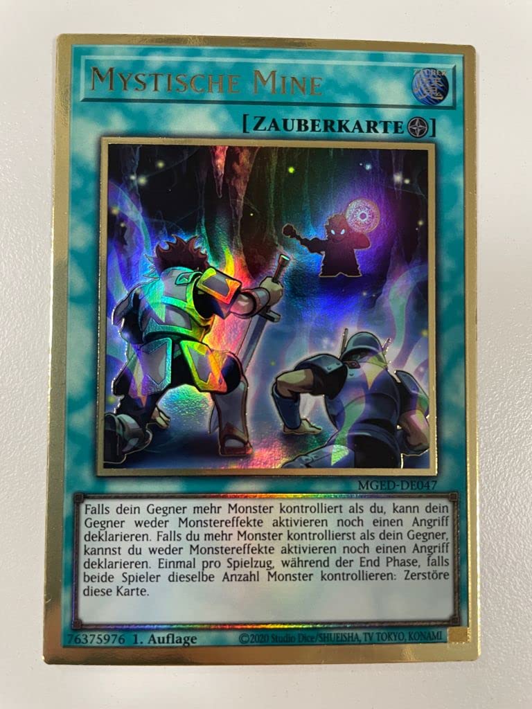 Yu-Gi-Oh! Mystic Mine MGED-DE047 Gold Rare