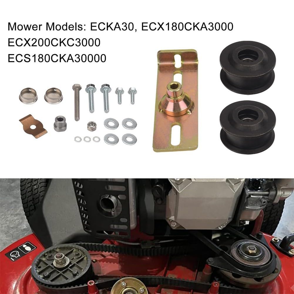 126-7890 Kit de repuesto de polea y tensor diseñado para modelos Toro y para cortacésped Exmark con números de pieza especificados
