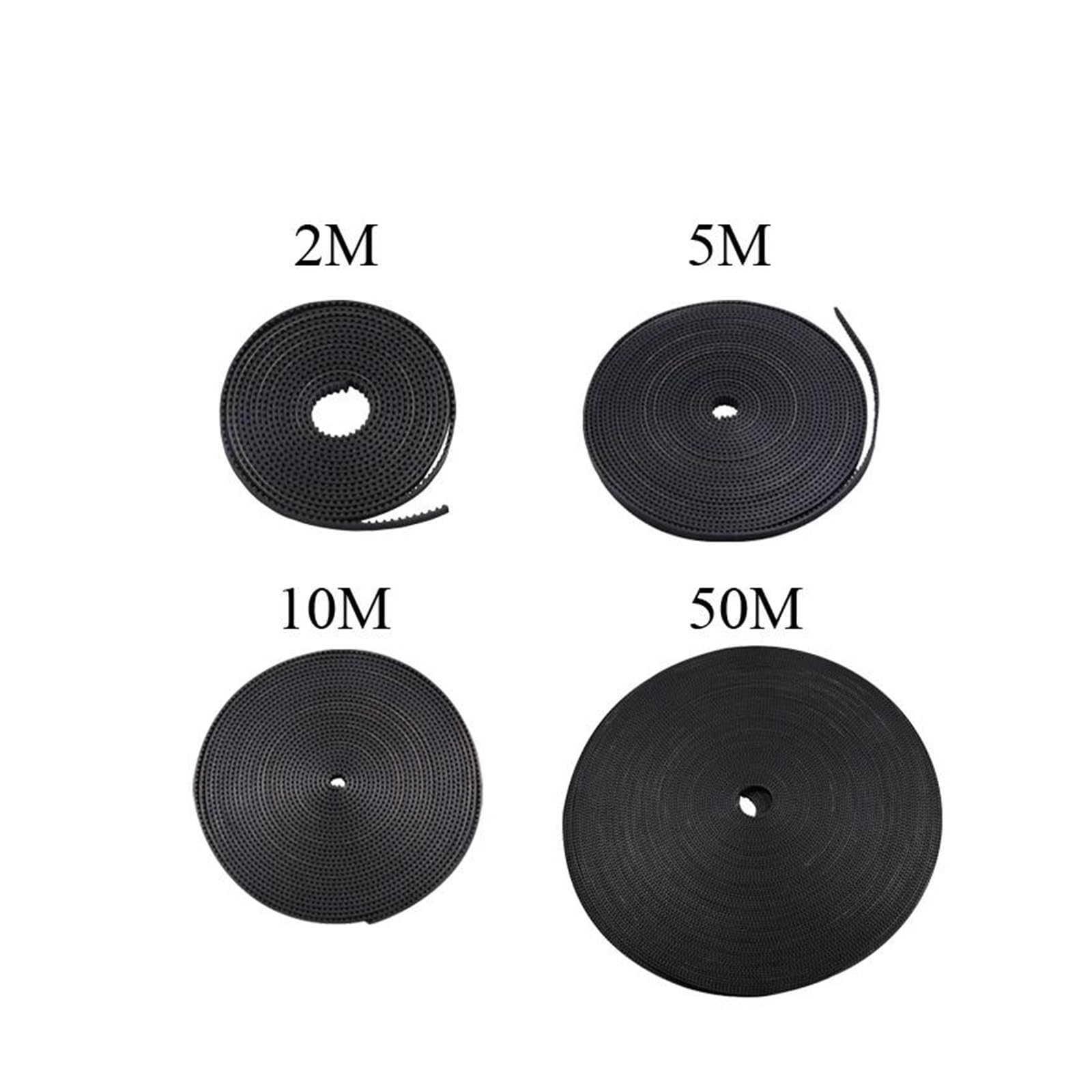 Courroie Trapézoïdale Moto Courroie de synchronisation GT2 10M 10mm 6mm, pas d'imprimante 5M 2M GT2-6 2mm largeur 6mm 10mm imprimante en caoutchouc GT2