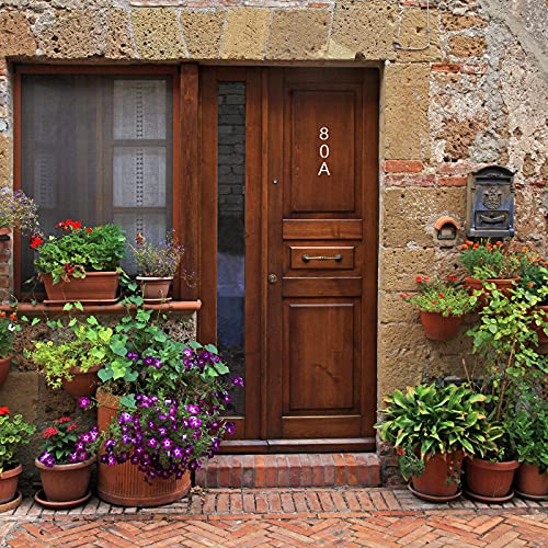 3 Pollici Numero Civico da Incasso Spazzolato