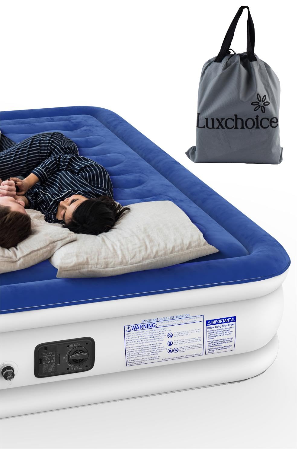 Materasso Gonfiabile Luxchoice Con Pompa Integrata - Singolo O Matrimoniale - Foto 8