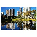Brasil Flamboyant Park Goiania - Rompecabezas de madera de 1000 piezas.
