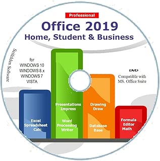 Office Suite 2019 Home Student and Business for Windows 10 8.1 8 7 Vista 32 64bit| Alternative to Office 2016 2013 2010 365 Compatible with Word Excel PowerPoint - coolthings.us