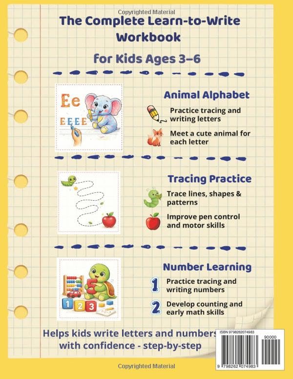 Smart ABC & 123 Activity and Coloring Workbook image 3