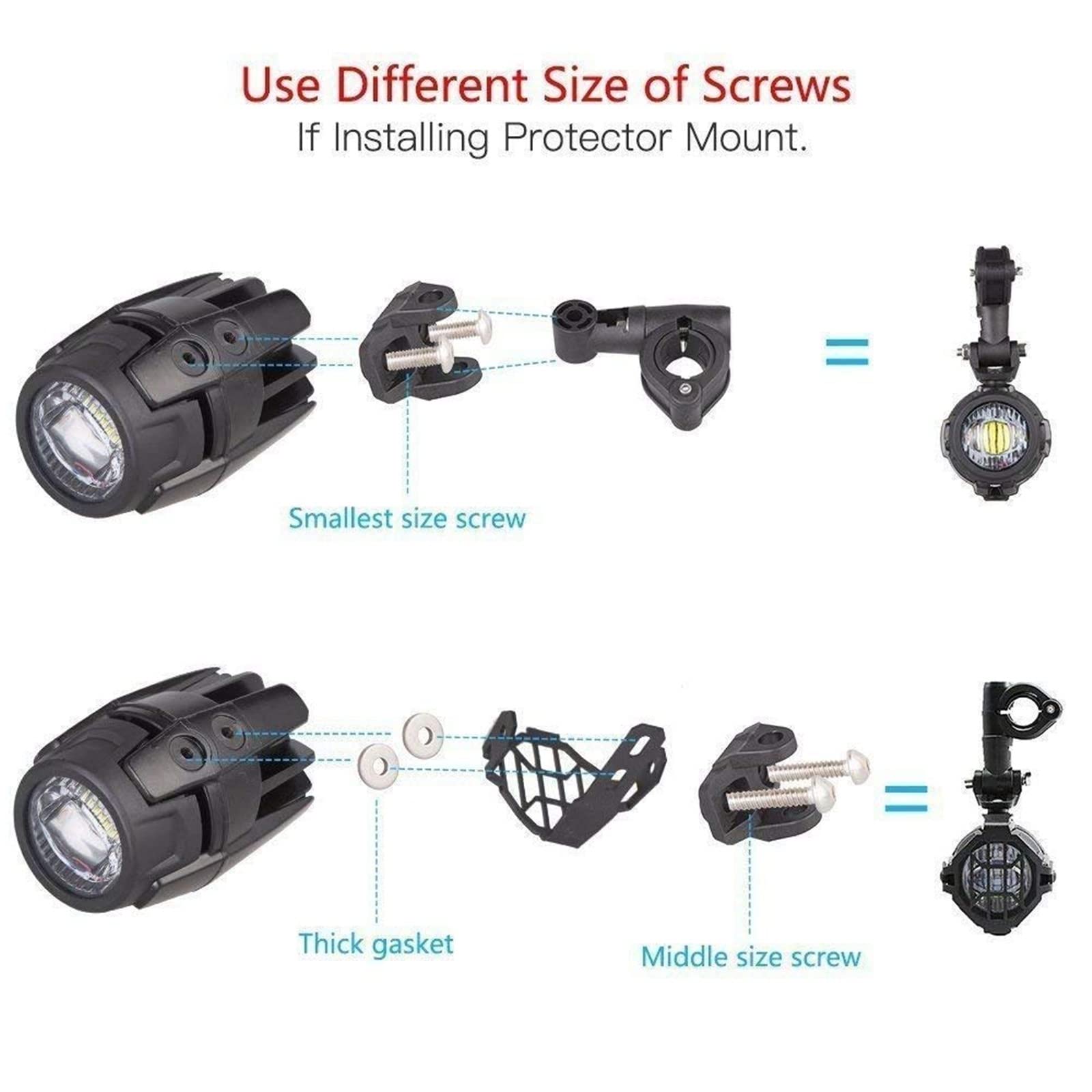 Feux Auxiliaires De Moto 40W, Phares Antibrouillard, Pour BMW