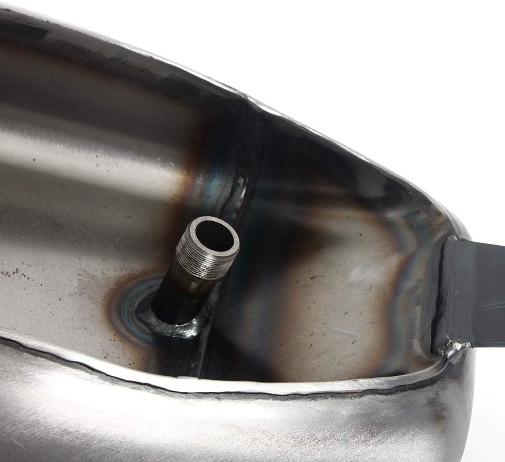 10L Steel Fuel Gas Tank Gas Cap for Honda VLX400 VLX600 Sportster Steed 400 600