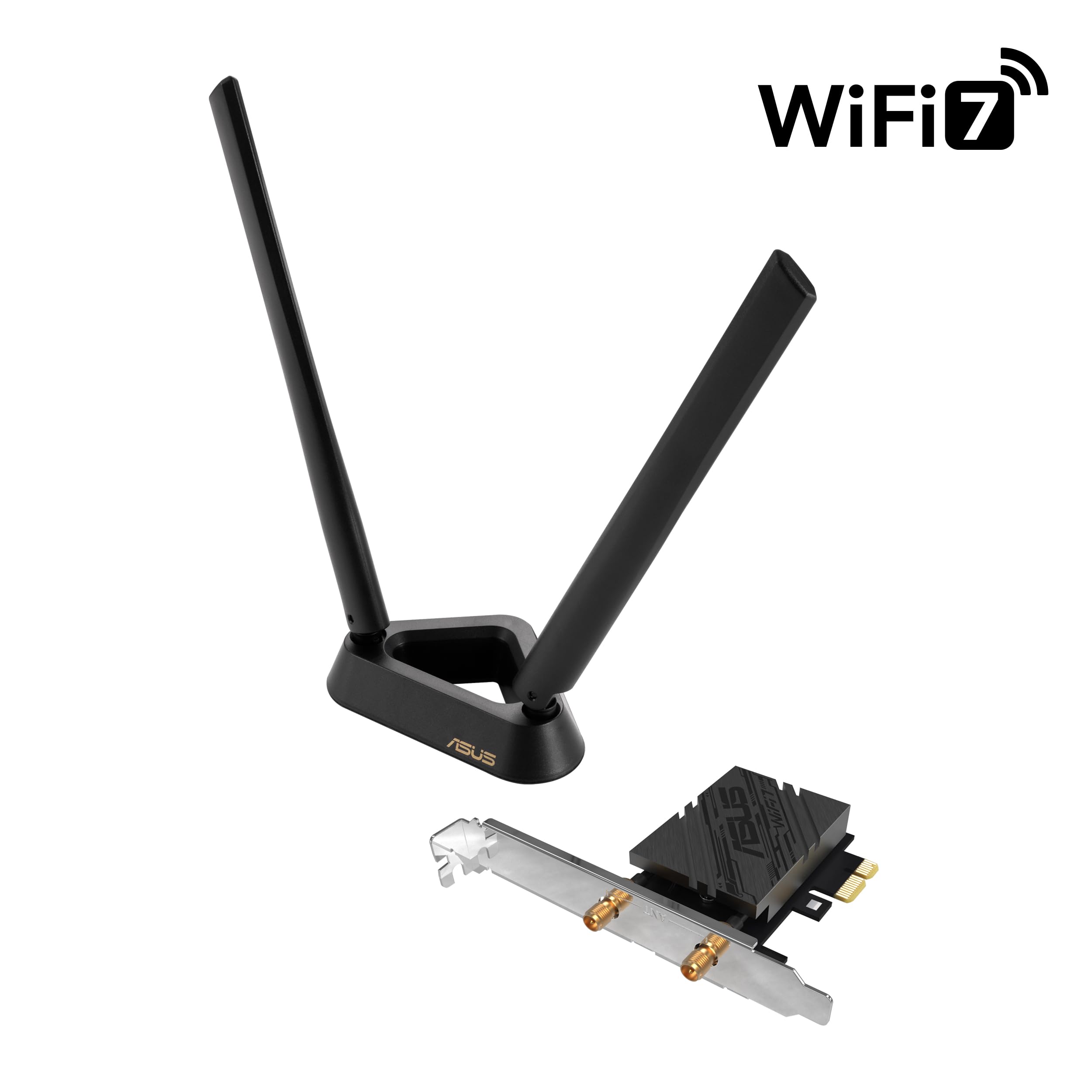 ASUS BE6500 Tri Band PCI-E WiFi 7 (802.11be), Bluetooth 5.4, WPA3 Network Security, OFDMA e MU-MIMO, funzionamento Multi-Link
