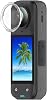 Protector Compatible con Insta360 X5 Guarda de Lente, Protector de Lente de Vidrio Templado Reemplazo Protector de Pantalla Impermeable para Accesorios de Lente Insta360 X5 (Plateado*2) 5
