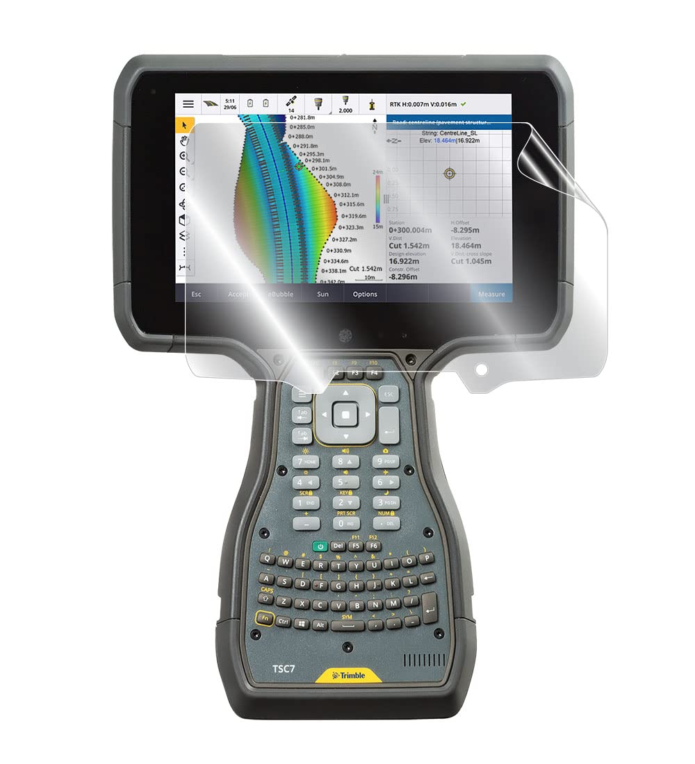 IPG Protector de pantalla para Trimble TSC7 de hidrogel invisible ultra HD transparente, protector de piel antiarañazos, suave, autorreparable, sin burbujas para TSC7