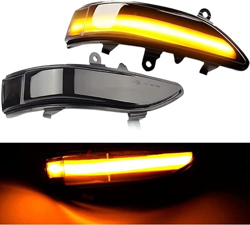 Miniatura 2 de Hacreyatu Espejo lateral LED dinámico Indicador de luz de giro secuencial para Subaru Forester Outback Legacy Tribeca Impreza wrx sti sedán