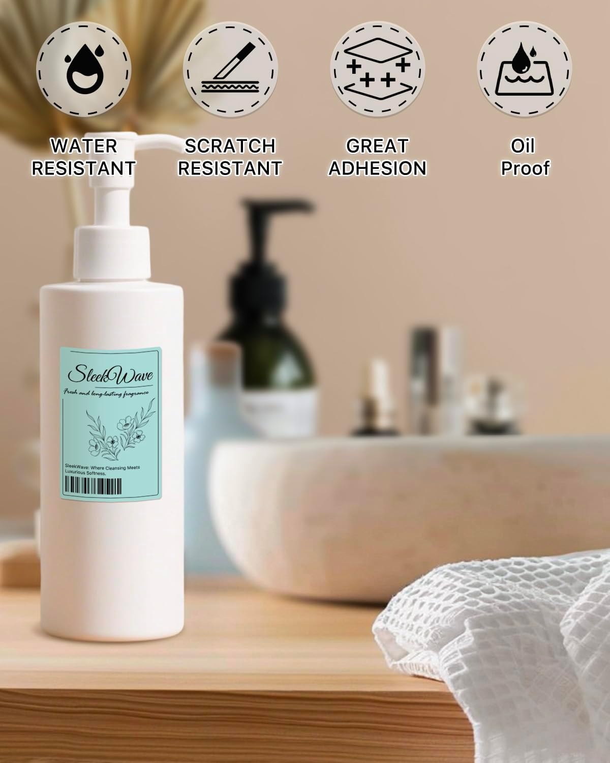 iEager 3" x 2" Thermal Labels, Rectangle Thermal Printer Stickers, Self-Adhesive Durable Sticker with Perforation Line, 500 Labels/Roll, Green - Image 3