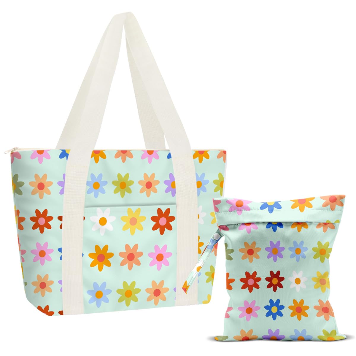 zcyxuuw Beach Bags Wet Bag for Swimsuit Tote Bag for Friends Travel Gifts, Aloha Bags Waterproof Vacation Essential