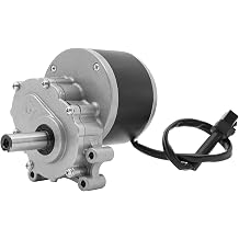 24V 250W Brushed DC Motor, 75RPM High Torque Electric Motor IP33 Waterproof Low Noise Replacement Motor, Universal DIY Engine for Beach Cart Lawn Mower Electric Wheelchair Agricultural Mixer