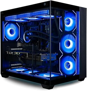 EmpoweredPC Panorama XL Gaming PC: RTX 5080, Intel Ultra 7 265KF, 32GB DDR5, 2TB NVMe SSD, Liquid Cooled, WiFi 6E, 3-Year Warranty