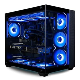 Panorama XL RTX 5090, Ryzen 9 9950X3D, 192GB DDR5 RAM, 4TB Gen4 SSD + 10TB HDD, 360mm Liquid Cooled Gaming Desktop PC w/Windows 11 Pro, 3 Year Warranty, RGB KBM, Internal WiFi 6E, 3X DP, HDMI & RJ45 - Amazon product rated Grade A