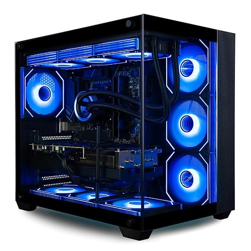 Panorama XL RTX 5080, Ryzen 9 9950X3D, 96GB DDR5 RAM, 4TB Gen4 SSD, 360mm Liquid Cooled Gaming Desktop PC w/Windows 11 Pro, 3 Year Warranty, RGB Keyboard+Mouse, Internal WiFi 6E, 3X DP, HDMI & RJ45 - 5080 | 96GB | 4TB
