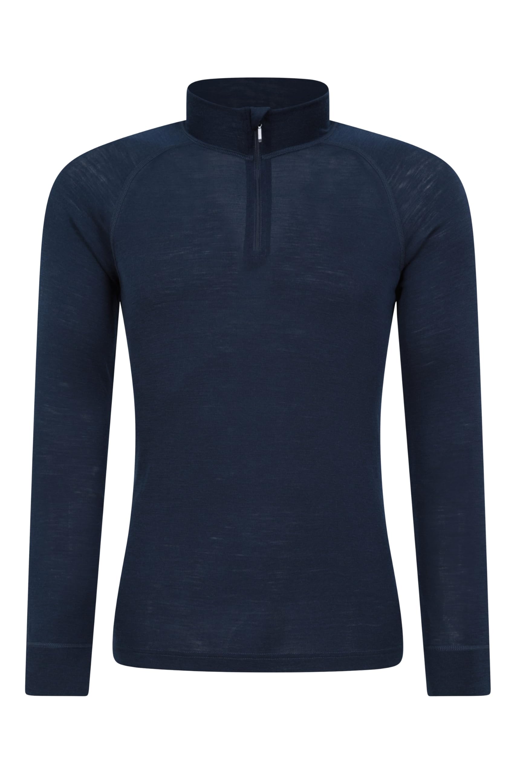 Mountain Warehouse Merino Mens Long Sleeved Thermal Baselayer Top - Lightweight, Breathable & Quick Wicking Jumper with Half Zip - for Walking & Hiking