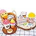 Slow Rising Jumbo SQUISHIES SET PACK of 7 - Rainbow Triangle Cake, Frappuccino, Popcorn, Donuts X2 & Ice Cream X2, Kawaii Squishy Toys or Stress Relief Toys Sticker Come With the Squishys
