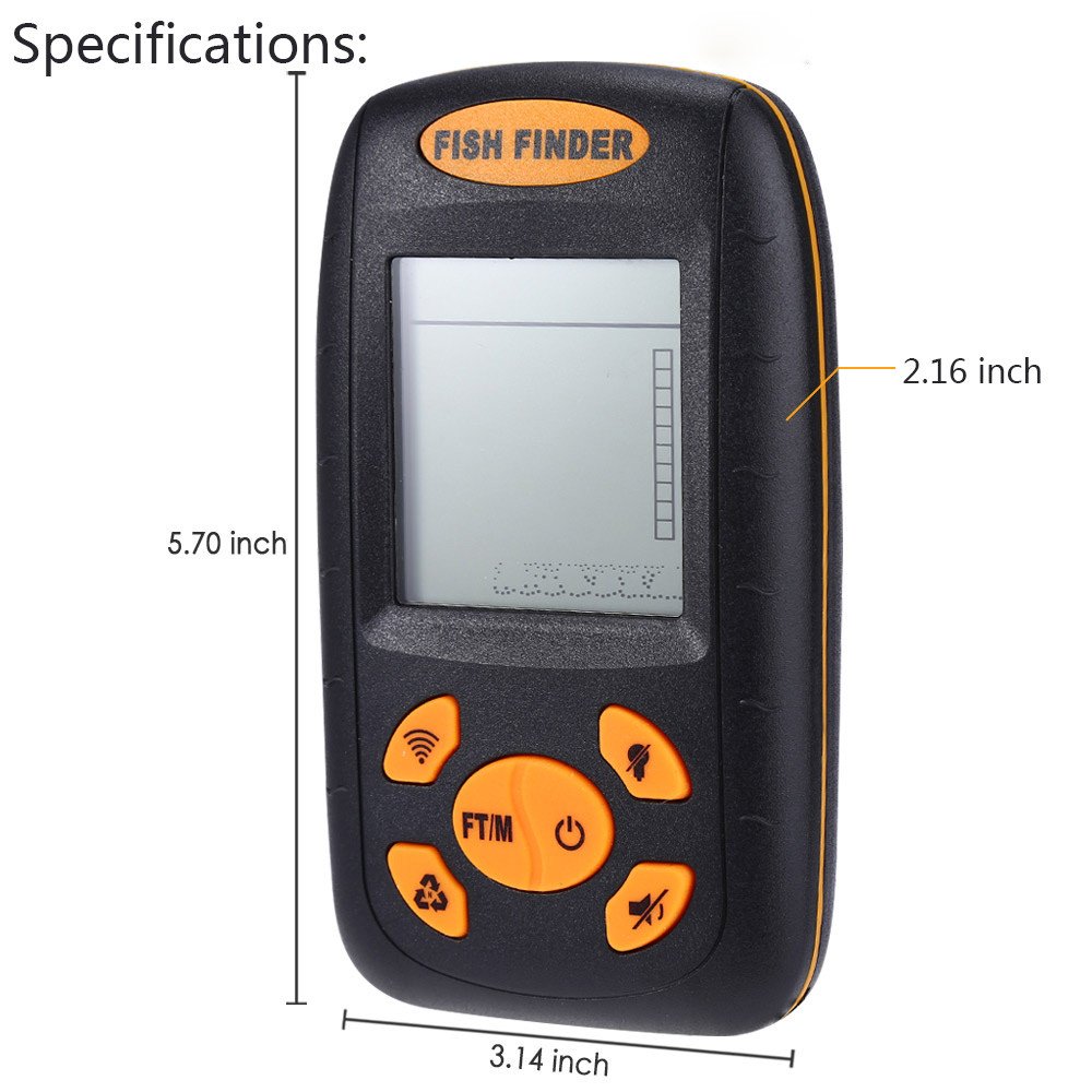 Valkyrie Dijital Balık Bulucu Ultrasonik Sonar Gps100Mt Siyah