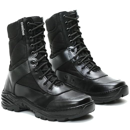 Coturno Militar selva Exercito 2024 Em Couro Nobuck
