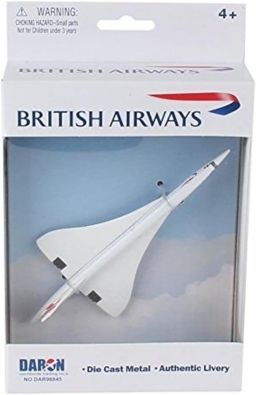 Daron British Airways Concorde Single Plane Toy ^G#fbhre-h4 8rdsf-tg1359135