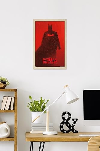 Miniatura 70 de Trends International DC Comics Movie The Batman - Póster de una hoja de Batman Teaser, 22.375 x 34 pulgadas, versión enmarcada en negro Versión