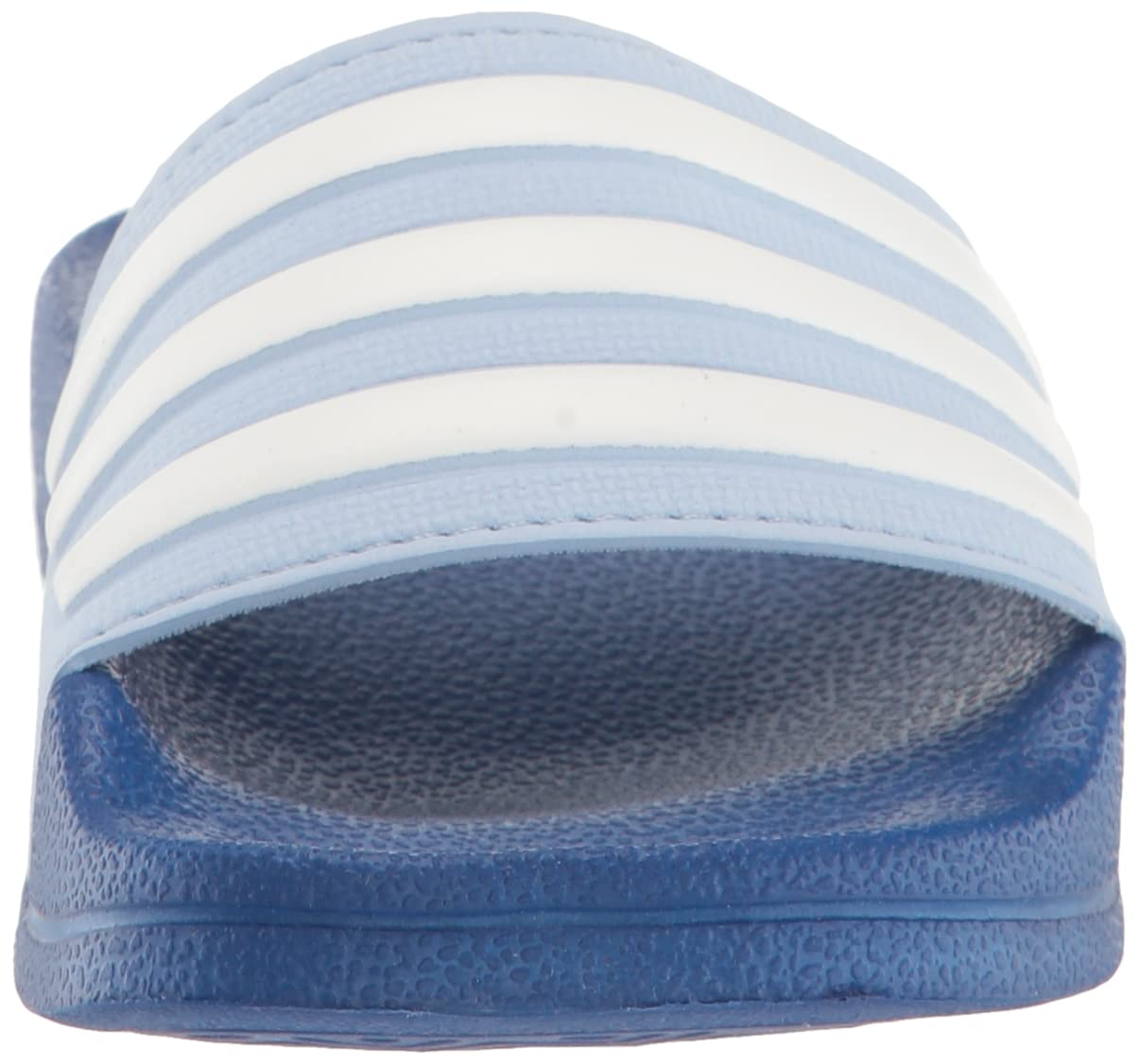adidas Adilette Shower Slide Sandal, Blue Dawn/White/Team Royal Blue, 11 US Unisex Little Kid