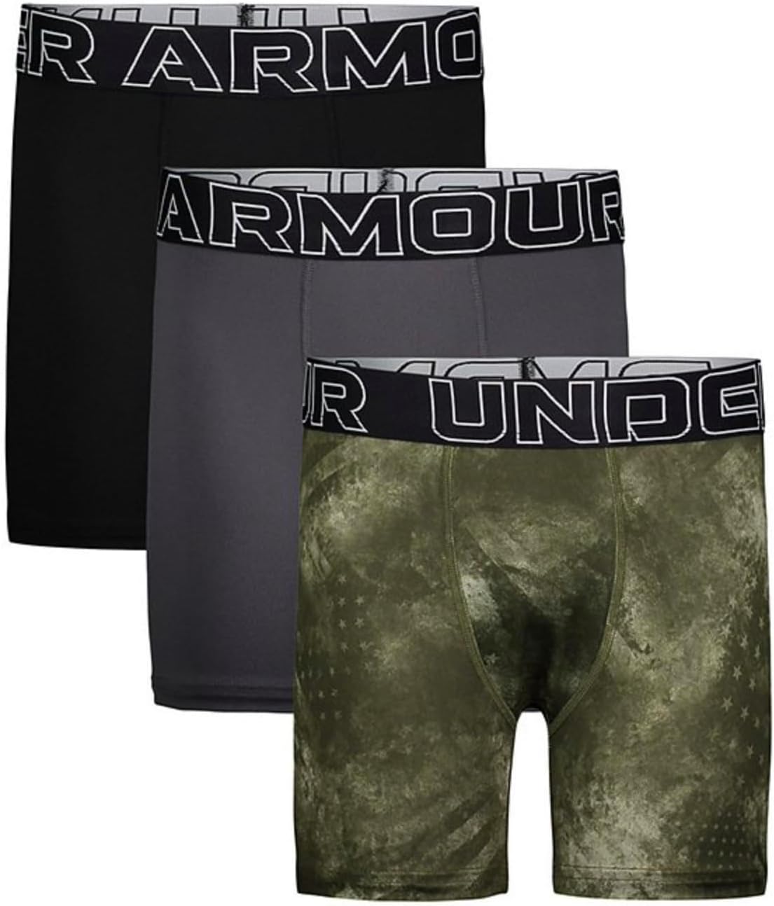Under Armour Boys' Performance Boxer Briefs