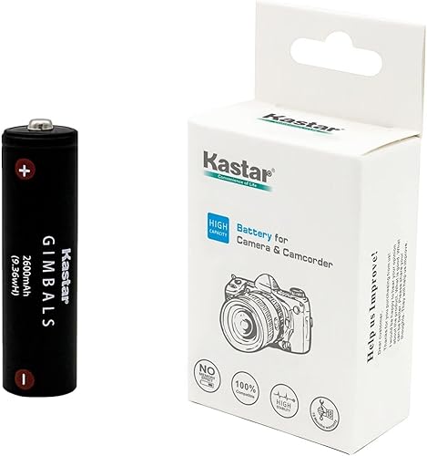 Kastar Paquete de 1 batería de repuesto para cardán Feiyu AK2000, cardán Feiyu AK4000, estabilizador Feiyu AK4500, cardán EVO GP, cardán EVO GP-PRO,