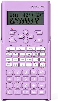 Scientific Calculator 2 Line Display L Student Scientific Calculator Slim and Portable School Business Office Supplies