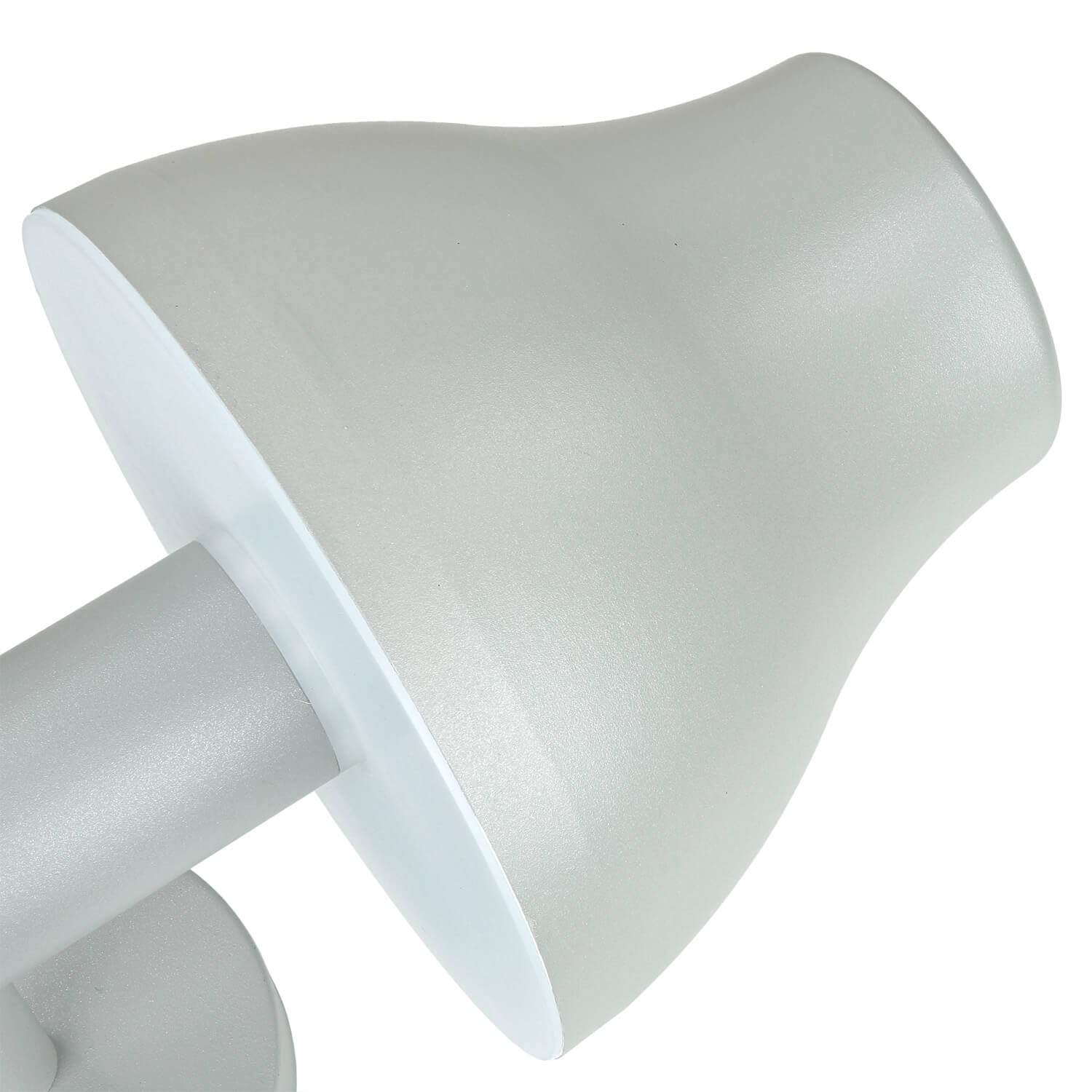 Licht-Erlebnisse Lampada LED da parete in alluminio per esterni in argento IP44 680 lm 3000 K lampada da parete decorativa per casa giardino esterno