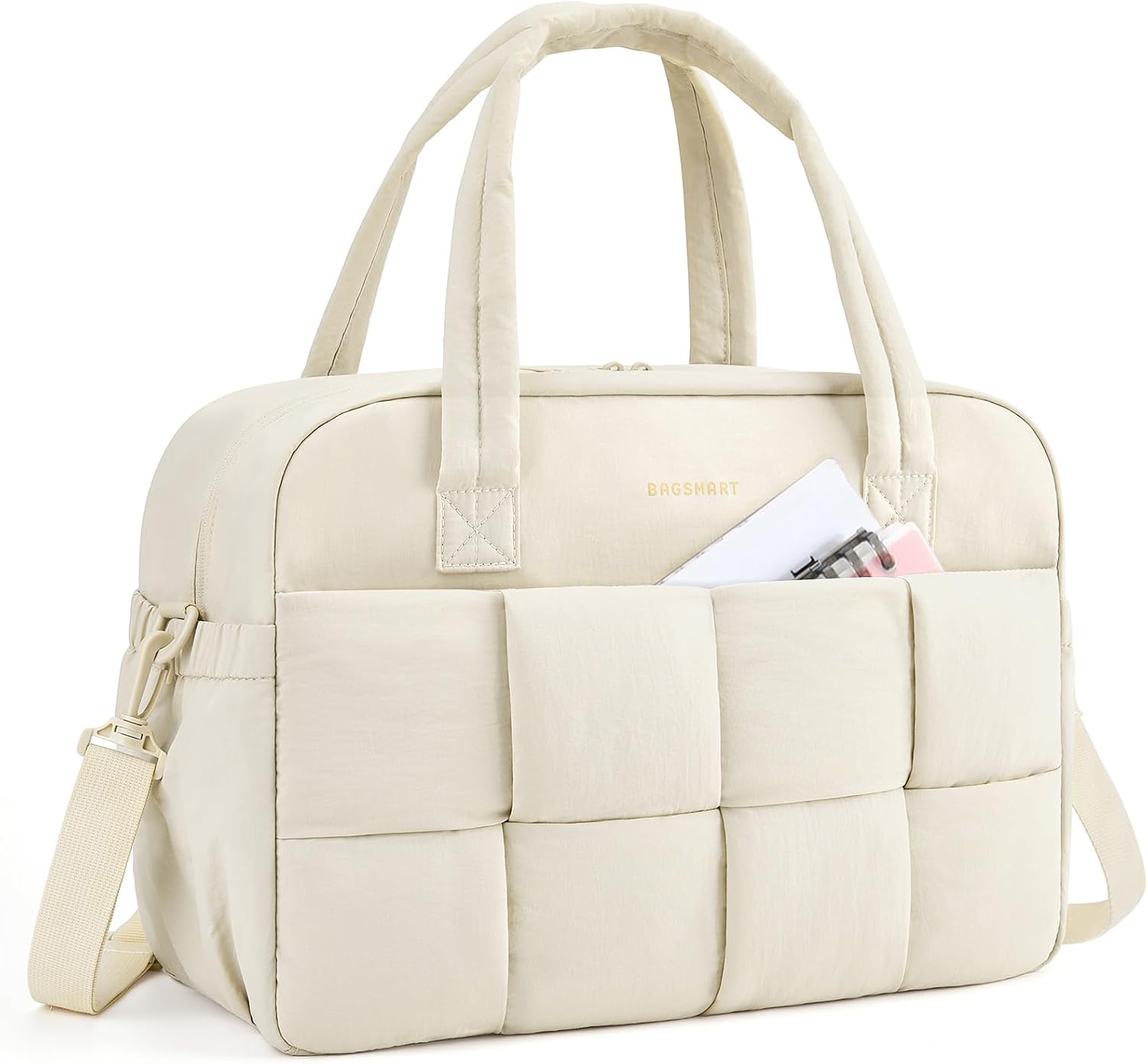 Honest review of BAGSMART Gym Bag Travel Duffle, 29L Puffer Weekender Bags for Women