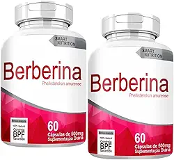 Berberina Smart Nutrition, 120 Cápsulas, 500mg, Phellodendron amurense, Suplementação Diária