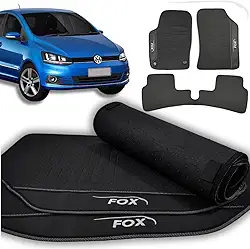 Tapete Para o Fox 2017 2018 2019 2020 2021 Proteção do Carpete e Assoalho